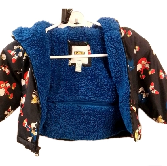 Kids Black Sonic the Hedgehog Jacket - Picture 3 of 3